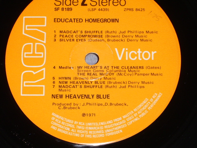 画像: NEW HEAVENLY BLUE - EDUCATED HOMEGROWN  / 1971 UK ORIGINAL LP 