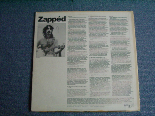 画像: FRANK ZAPPA - ZAPPED  / 1970  US ORIGINAL PROMO ONLY STEREO LP 