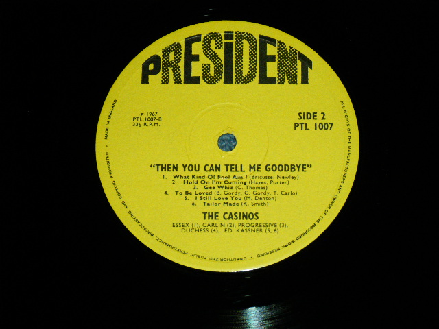 画像: CASINOS - THEN YOU CAN TELL ME GOODBYE  / 1968 UK ORIGINAL MONO LP