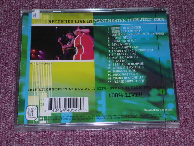 画像: STRAY CATS - RECORDED LIVE MANCHESTER 16TH JULY / 2004 US ORIGINAL Sealed CD  