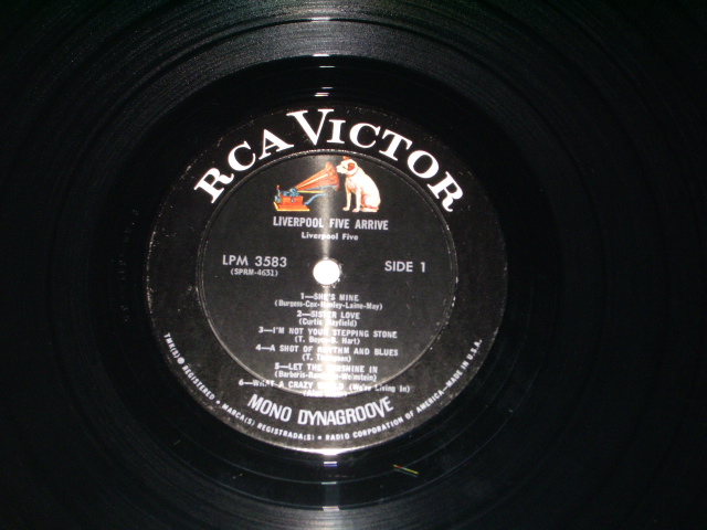 画像: LIVERPOOL FIVE - ARRIVE  / 1966 US ORIGINAL PROMO MONO  LP 