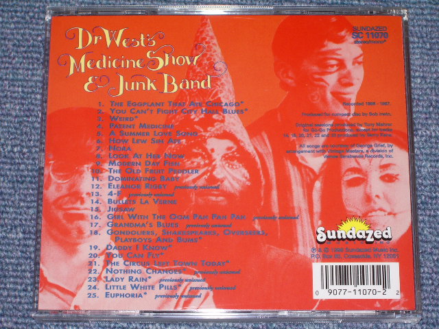画像: DR.WEST'S MEDICINE SHOW & JUNK BAND - EUPHORIAL THE BEST OF / 1998 US  NEW CD