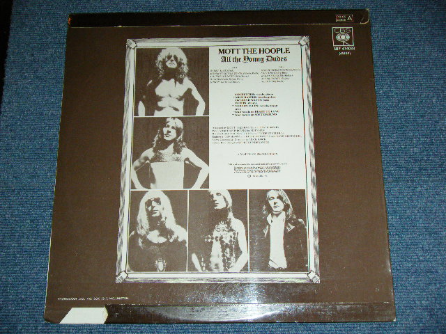 画像: MOTT THE HOOPLE  - ALL THE YOUNG DUDES / 1972 AUSTRALIA ORIGINAL Used LP  