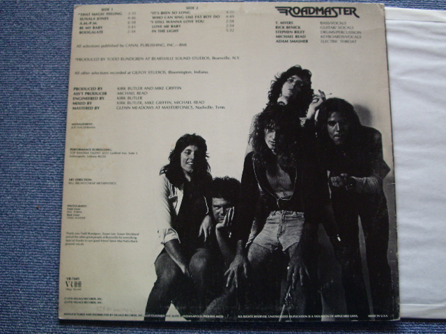 画像: ROADMASTER - ROADMASTER(Prod.BY TODD RUNDGREN)  / 1976 US ORIGINAL LP