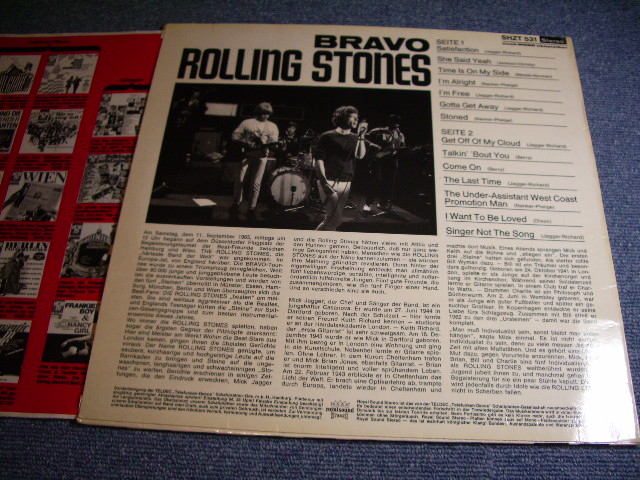 画像: ROLLING STONES - BRAVO ( Ex+++/Ex+++ )  /  1965 WEST GERMAN GERMANY ORIGINAL Used LP 