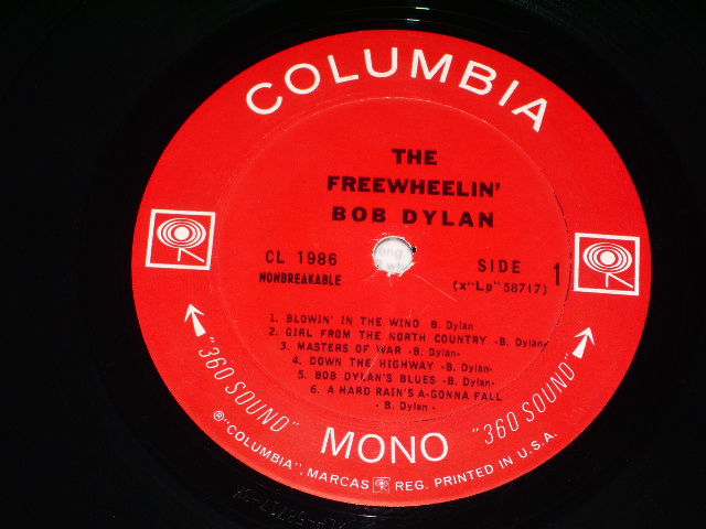 画像: BOB DYLAN - THE FREEWHEELIN' / US ORIGINAL LP