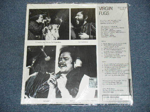 画像: THE FUGS - VIRGIN FUGS FOR ADULT MINDS ONLY /  US REISSUE Sealed  LP 