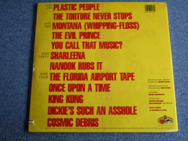 画像: FRANK ZAPPA - YOU CAN'T DO THAT ON STAGE ANYONE SAMPLER   / 1988  US ORIGINAL SEALED LP 