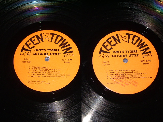 画像: TONY'S TYGERS - LITTLE BY LITTLE / 1968  US ORIGINAL LP 