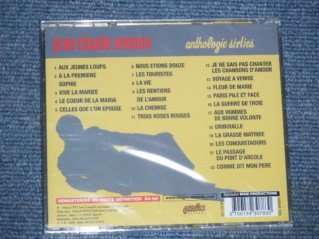 画像: JEAN CLAUDE ANNOUX - ANTHOLOGIE SIXTIES / 2008 FRANCE  Brand New Sealed CD