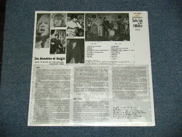 画像: THE SHADOWS OF KNIGHT - RAW'N ALIVE AT THE CELLAR. / 1992 US 180 glam HEAVY WEIGHT REISSUE SEALED LP