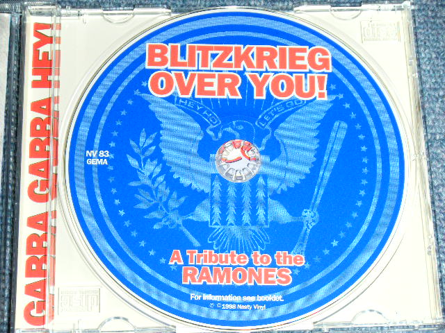 画像: V.A. OMNIBUS With RAMONES - ABLITZKRIEG OVER YOU ! ; A TRIBUTE TO THE RAMONES / 1998 GERMAN  ORIGINAL Brand New CD 