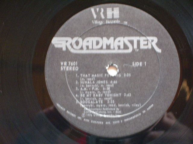 画像: ROADMASTER - ROADMASTER(Prod.BY TODD RUNDGREN)  / 1976 US ORIGINAL LP