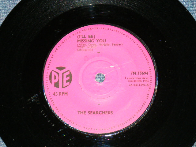 画像: THE SEARCHERS - WHEN YOU WALK IN THE ROOM / 1964 UK ORIGINAL 7" Single 