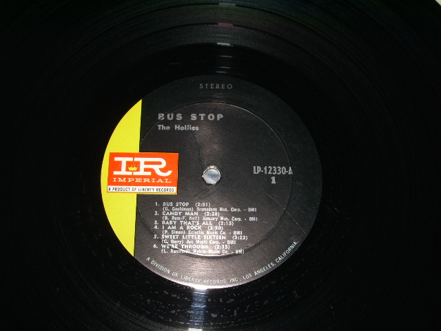 画像: THE HOLLIES - BUS STOP / 1966 US ORIGINAL STEREO  LP  