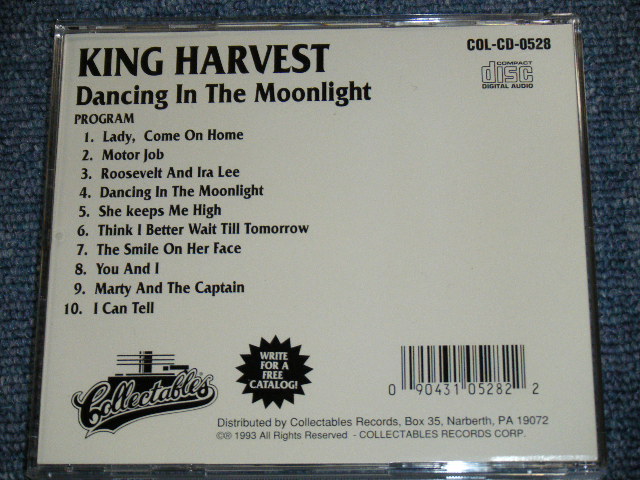 画像: THE KING HARVEST - DANCING IN THE MOONLIGHT / 1993 US ORIGINAL Brand New CD