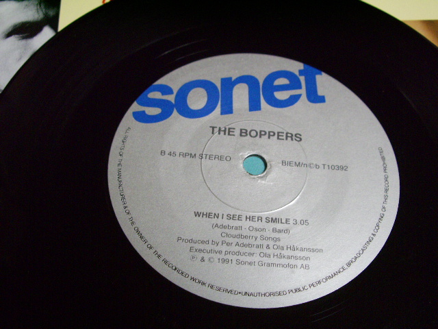 画像: THE BOPPERS - JEANNIE'S COMING BACK  / SWEDISH 7" SINGLE With PS