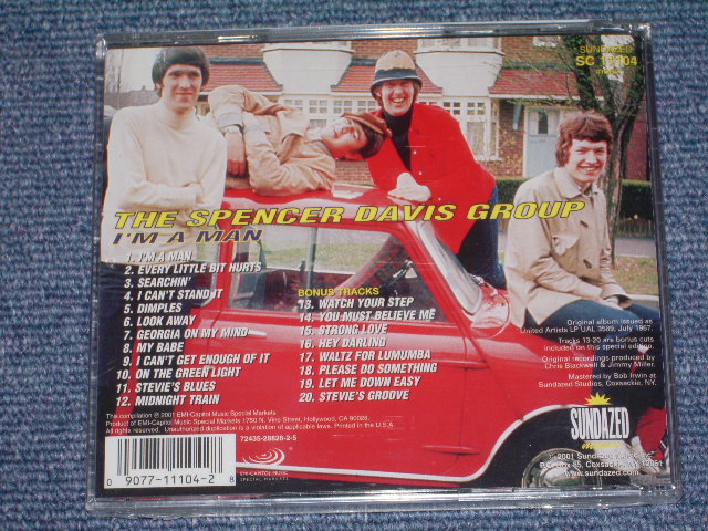 画像: THE SPENCER DAVIS GROUP - I'M A MAN   / 2001 US SEALED NEW CD