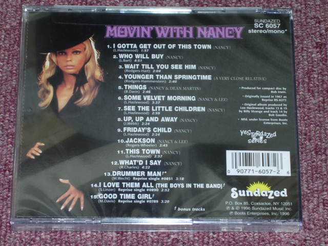 画像: NANCY SINATRA - MOVIN' WITH NANCY / 1996 US Brand New SEALED CD