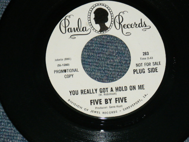 画像: FIVE BY FIVE  - HARLEM SHUFFLE / 1967 US ORIGINAL WHITE LABEL PROMO 7" Single 