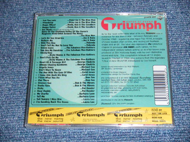 画像: va OMNUBUS - THE JOE MEEK COLLECTION : TRIUMPH RECORDS / 1999 UK ORIGINAL Brand New SEALED CD