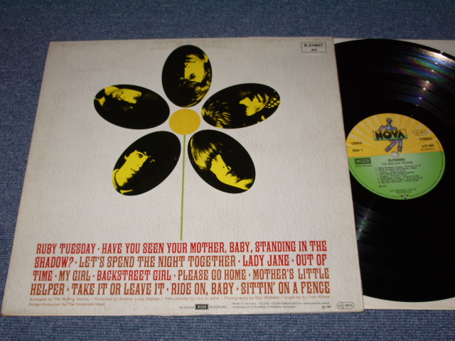 画像: ROLLING STONES - FLOWERS / 1970s WEST GERMANY REISSUE  LP 