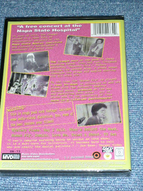 画像: THE CRAMPS - AT NAPA STATE MENTAL HOSPITAL  /   Brand New Sealed DVD ALL REGIONS 