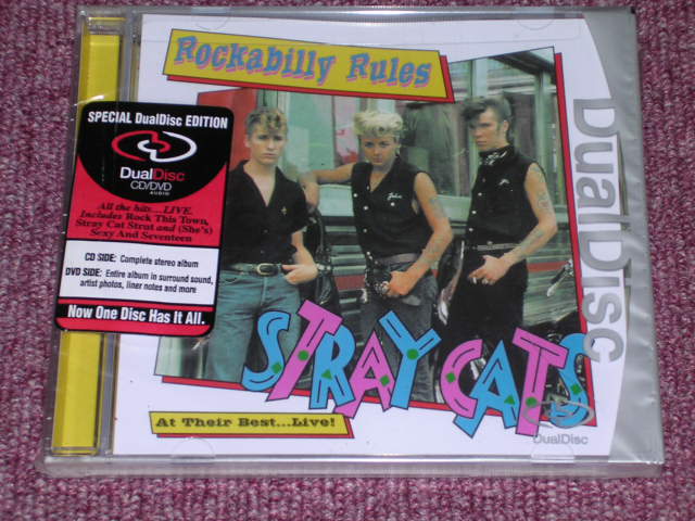 画像1: STRAY CATS - ROCKABILLY RULES AT THEIR BEST...LIVE! US DUALDISC CD/DVD / 2001 US ORIGINAL Brand New SEALED CD Side With DVD Side  