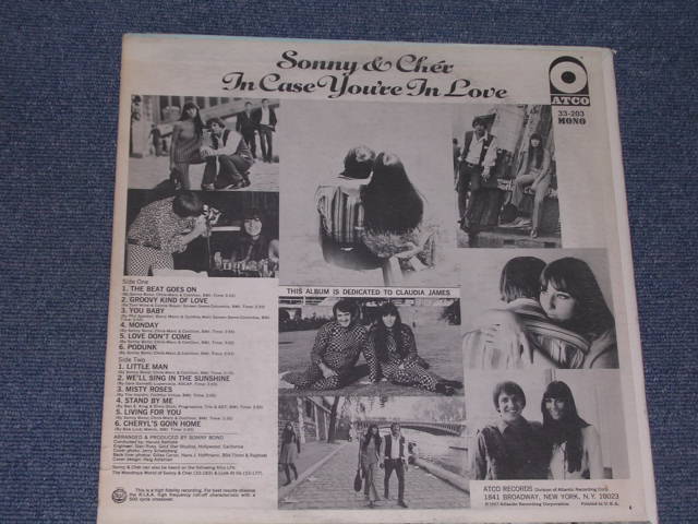 画像: SONNY & CHER - IN CASE YOU'RE IN LOVE  / 1967 US ORIGINAL MONO LP 