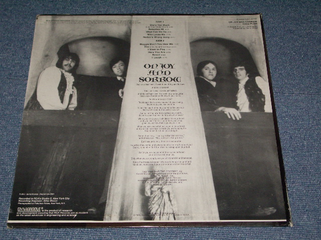 画像: GLASS PRISM - ON JOY AND SORROW ( HEAVY PSYCHE BAND ) / 1970 US ORIGINAL LP 