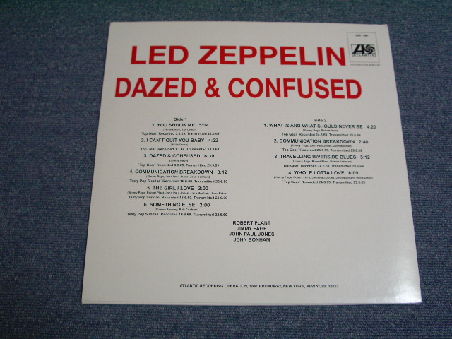 画像: LED ZEPPELIN - DAZED & CONFUSED   / 2009 FRANCE Original BRAND NEW  LP 