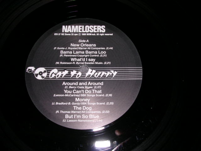 画像: NAMELOSERS - FABULOUS SOUNDS FROM SOUTHERN SWEDEN   / 1989 SWEDEN ORIGINAL LP 