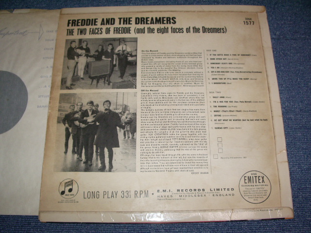 画像: FREDDIE AND THE DREAMERS - FREDDIE AND THE DREAMERS (1st DEBUT ALBUM : Ex/Ex+++ ) / 1963 UK ORIGINAL BLUE COLUMBIA Label MONO Used LP  UK 