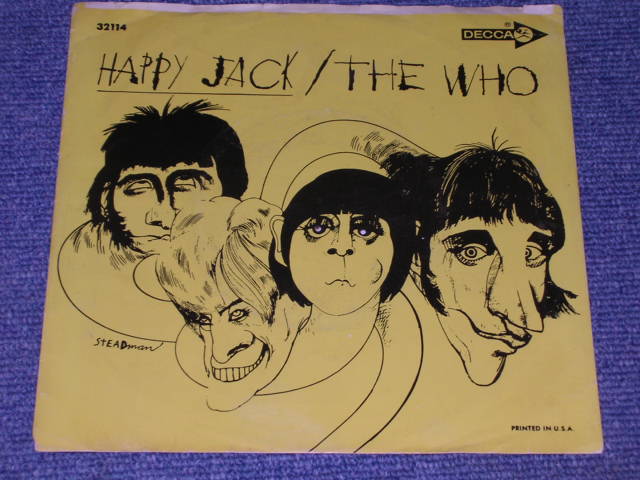 画像: THE WHO - HAPPY JACK / 1967 US ORIGINAL 7"SINGLE With PICTURE SLEEVE