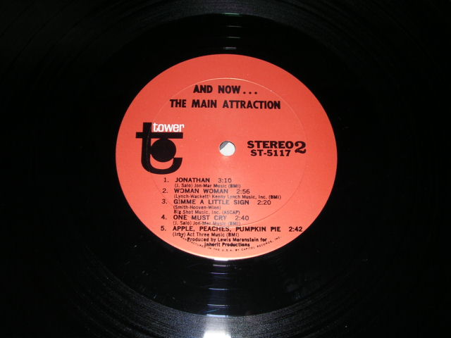 画像: THE MAIN ATTRACTION - AND NOW / 1968 US ORIGINAL STEREO LP 
