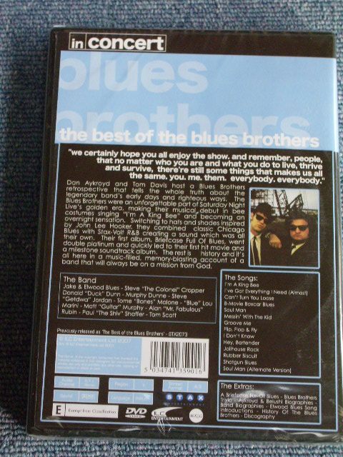 画像: THE BLUES BROTHERS - IN CONCERT THE BEST OF  / 2007 EUROPE Brand New Sealed DVD   PAL SYSTEM  