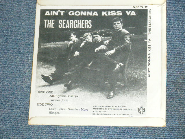 画像: THE SEARCHERS - AIN'T GONNA KISS YA / 1963 UK ORIGINAL 7"EP With PICTURE SLEEVE  