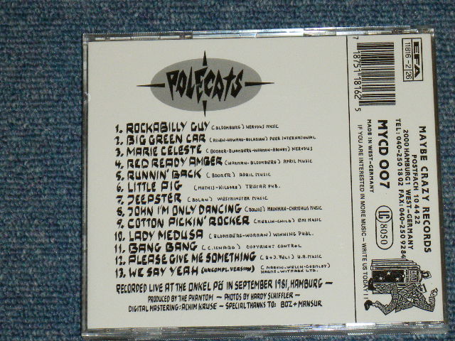 画像: POLECATS - LIVE IN HAMBURG 1981/ 1990's GERMAN ORIGINAL Used CD  