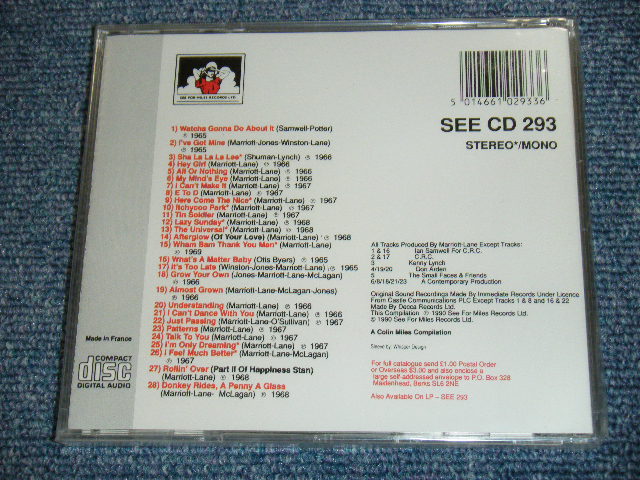 画像: SMALL FACES - THE SINGLES As & Bs' /  1990 UK ORIGINAL Brand New Sealed CD