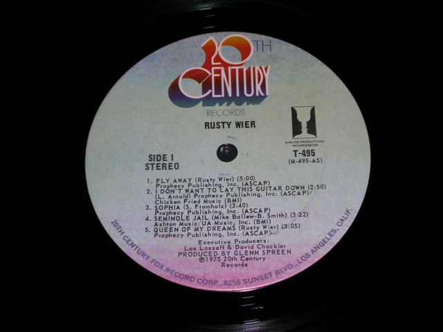 画像: RUSTY WIER - RUSTY WIER  / 1975 US ORIGINAL LP