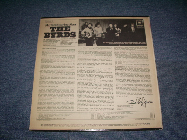 画像: THE BYRDS - MR.TAMBOURINE MAN / 1965 ORIGINAL 1st Press Label MONO LP