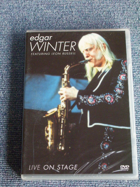 画像1: EDGAR WINTER feat. LEON RUSSELL - LIVE ON STAGE  / 2002 EUROPE Brand New Sealed DVD   PAL SYSTEM  