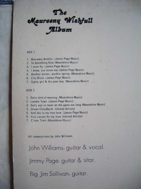 画像: THE MAUREENY WISHFULL - THE MAUREENY WISHFULL ALBUM ( REPRO ) / REPRO LP