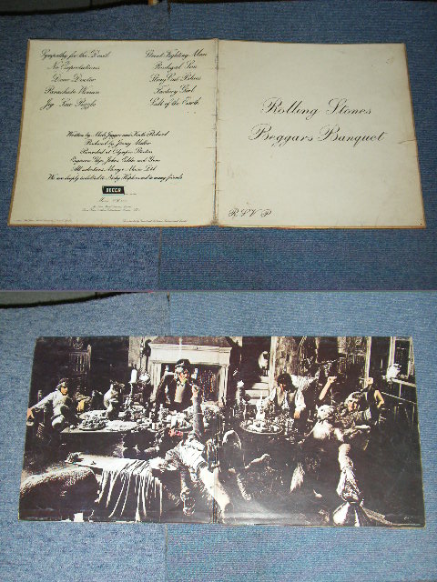 画像:  THE ROLLING STONES - BEGGARS BANQUET ( MATRIX # 4A/2A ) / 1968 UK ORIGINAL MONO LP 