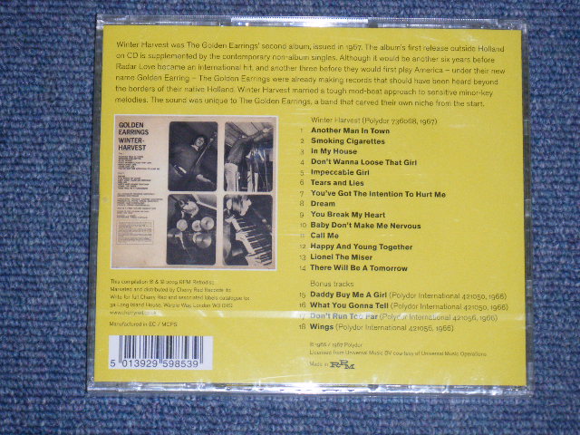 画像: GOLDEN EARRINGS - WINTER-HARVEST/ 2009 UK BRAND NEW SEALED CD