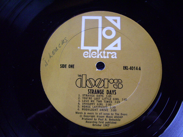 画像: THE DOORS - STRANGE DAYS   / 1967 US ORIGINAL MONO LP 