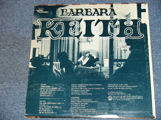 画像: BARBARA KEITH -  BARBARA KEITH  /  1970's US ORIGINAL PROMO  LP 