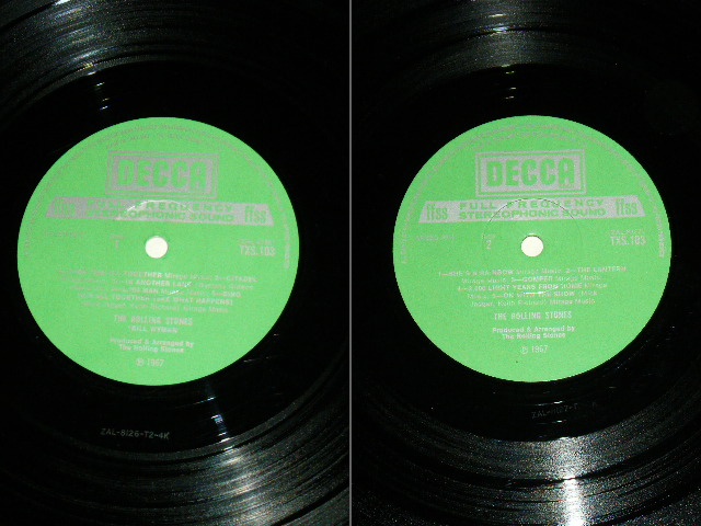 画像:  THE ROLLING STONES - THEIR SATANIC MAJESTIES REQUEST (Matrix #A)ZAL-8126-T2-4K B)ZAL-8127-T2-7K)(Ex+++/MINT-) /1969 Version UK ENGLAND "3-D COVER"2nd Press "Boxed DECCA Label" STEREO Used LP 