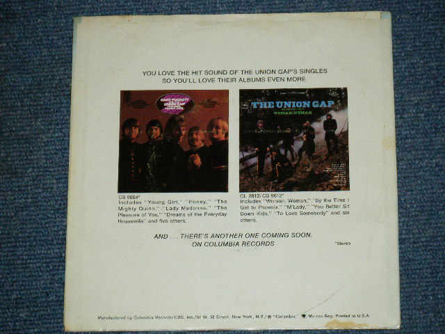 画像: GARY PUCKETT and The UNION GAP - A) OVER YOU B)  IF THE DAY WOULD COME  (Ex+/Ex+++) / 1968 US AMERICA ORIGINAL Used 7" Single With PICTURE SLEEVE  