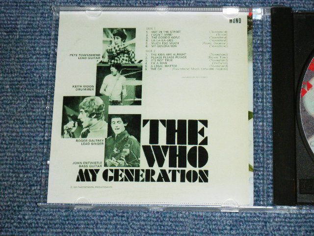 画像: THE WHO - NY GENERATION   and RARITIES ( Included HI-NUMBERS TAKES)  / GERMAN Brand New CD-R 